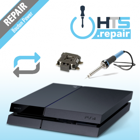Remplacement bouton Power PS4 Slim.