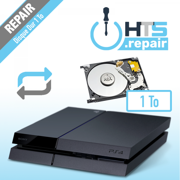 Remplacement disque dur 1To SONY PS4 FAT