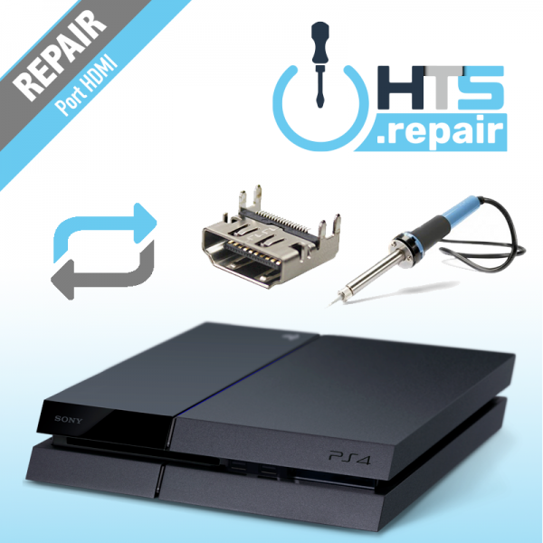 Réparation du port d'affichage HDMI sur PS5 - France Ripair