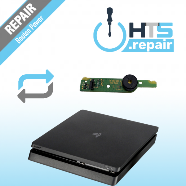 Remplacement boutton Power PS4 Slim.