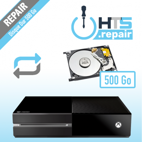 Remplacement disque dur 500Go Xbox One
