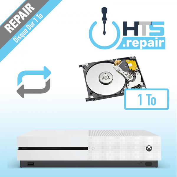 Réparation Disque dur 1 TO Microsoft Xbox One X