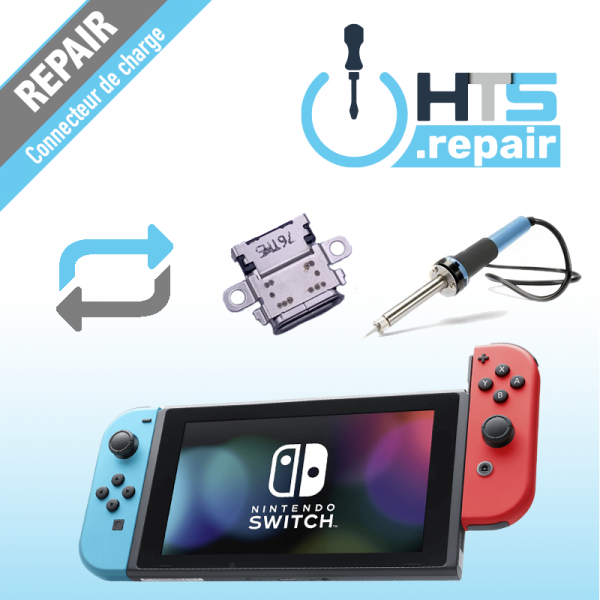 Remplacement connecteur de charge Nintendo Switch