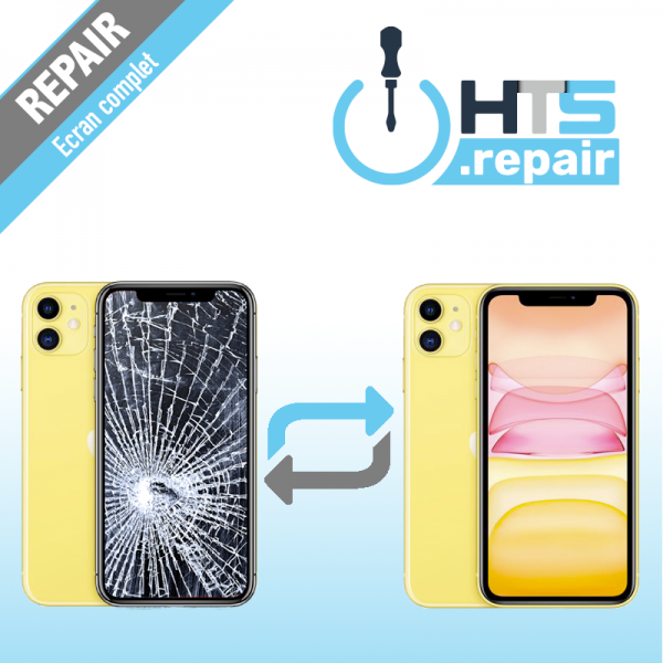 Reparation ecran iphone 11 Pas chere ecran compatible Reparer ecran iphone