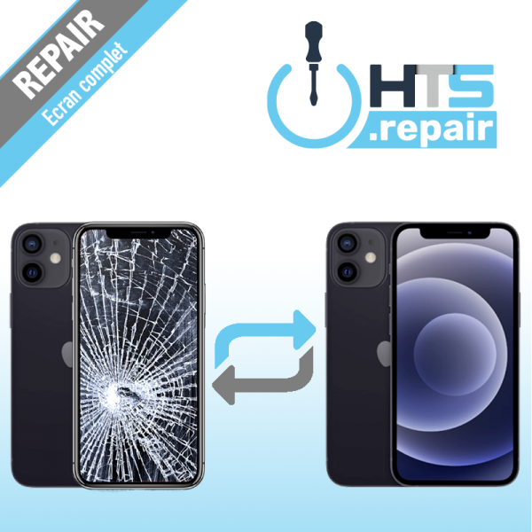 Réparation de la vitre arrière iPhone 12 Mini