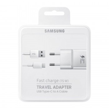 Chargeur secteur Samsung 2A + câble USB type-C