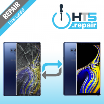Remplacement écran complet (LCD + Tactile) Samsung Galaxy Note 9 (N960F) Bleu