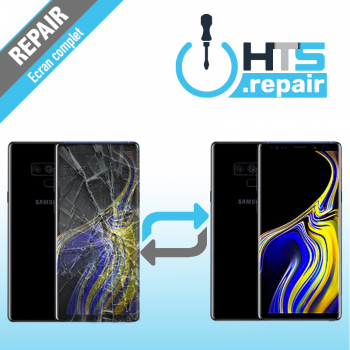 Remplacement écran complet (LCD + Tactile) Samsung Galaxy Note 9 (N960F) Noir