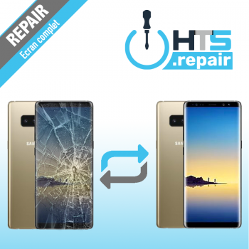 Remplacement écran complet (LCD + Tactile) Samsung Galaxy Note 8 (N950F) Or