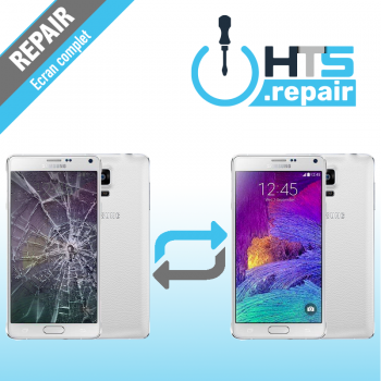 Remplacement écran complet (LCD + Tactile) Samsung Galaxy Note 4 (N910F) Blanc