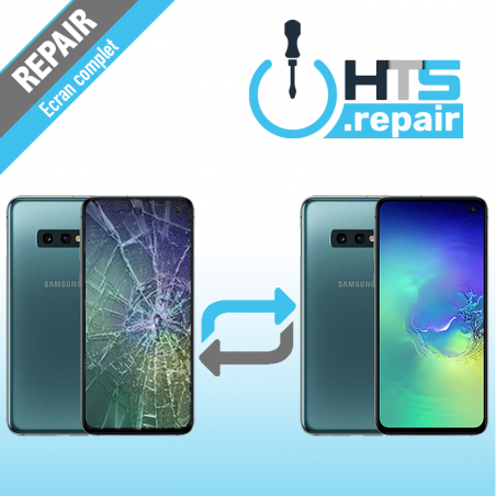 Remplacement écran complet (LCD + Tactile) Samsung Galaxy S10e (G970F) Vert