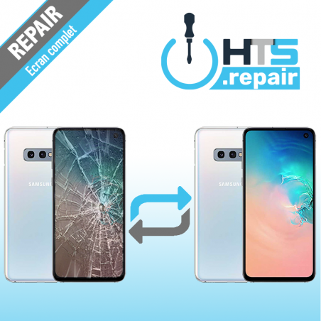 Remplacement écran complet (LCD + Tactile) Samsung Galaxy S10e (G970F) Blanc