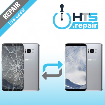 Remplacement écran complet (LCD + Tactile) Samsung Galaxy S8+ (G955F) Argent