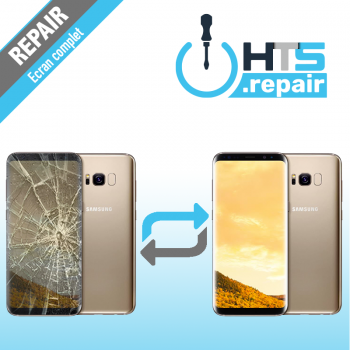 Remplacement écran complet (LCD + Tactile) Samsung Galaxy S8+ (G955F) Or