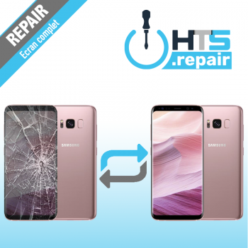 Remplacement écran complet (LCD + Tactile) Samsung Galaxy S8 (G950F) Rose