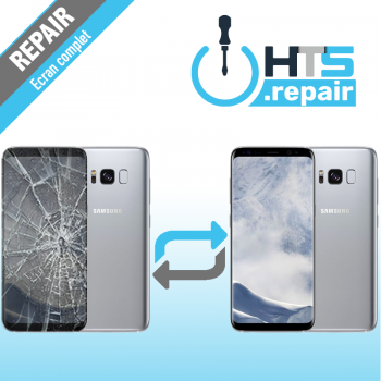 Remplacement écran complet (LCD + Tactile) Samsung Galaxy S8 (G950F) Argent