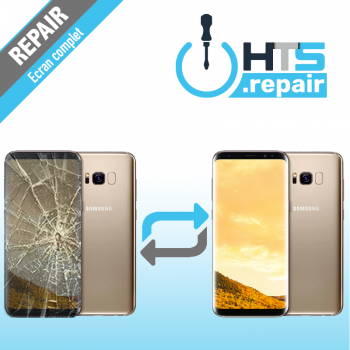 Remplacement écran complet (LCD + Tactile) Samsung Galaxy S8 (G950F) Or