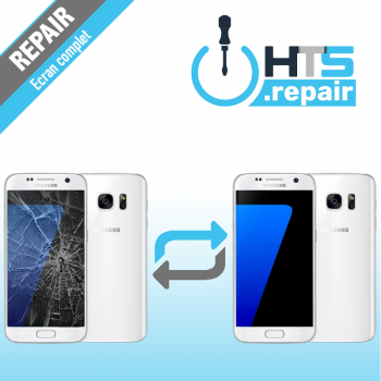 Remplacement écran complet (LCD + Tactile) Samsung Galaxy S7 (G930F) Blanc