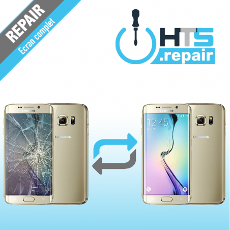 Remplacement écran complet (LCD + Tactile) Samsung Galaxy S6 Edge (G925F) Or