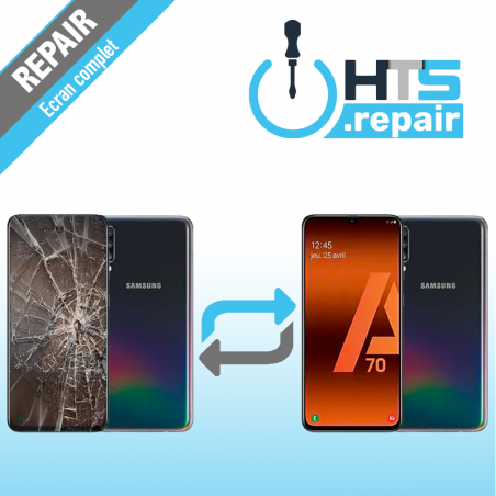 Remplacement écran complet (LCD + Tactile) Samsung Galaxy A70 (A705F)