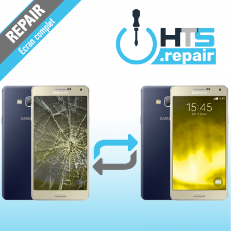 Remplacement écran complet (LCD + Tactile) Samsung Galaxy A7 (A700F) or