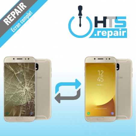 Remplacement écran complet (LCD + Tactile) Samsung Galaxy J5 2017 (J530F) Or