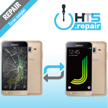 Remplacement écran complet (LCD + Tactile) Samsung Galaxy J3 2016 (J320F) Or