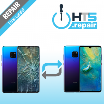 Remplacement écran complet (LCD + Tactile) Huawei Mate 20 Twilight
