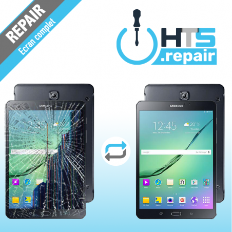 Remplacement écran complet (LCD + Tactile) SAMSUNG Galaxy Tab S2 8" (T710/T715)