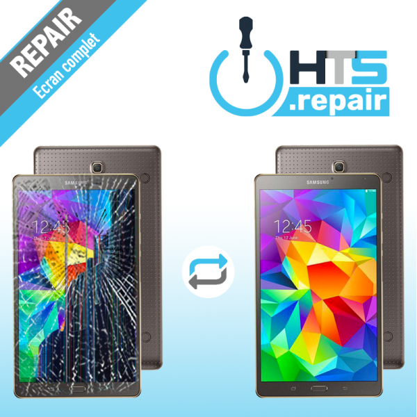 Remplacement écran complet (LCD + Tactile) SAMSUNG Galaxy Tab S 8,4" (T700/T705)