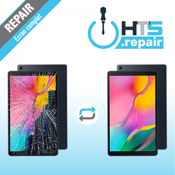 Remplacement écran complet (LCD + Tactile) SAMSUNG Galaxy Tab A 10,1 2019  (T510/T515)