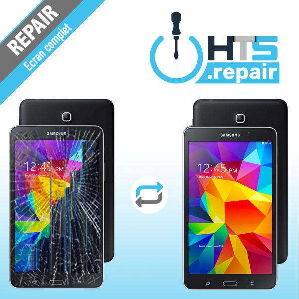 Remplacement écran complet (LCD + Tactile) SAMSUNG Galaxy Tab 4 7" (T230/T235)