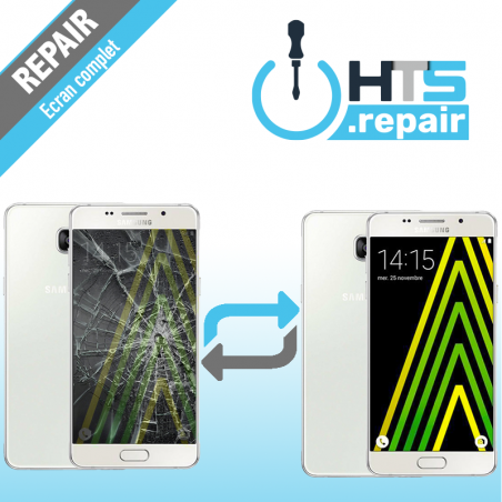 Remplacement écran complet (LCD + Tactile) Samsung Galaxy A3 (A300F) Blanc
