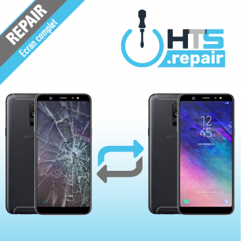 Remplacement écran complet (LCD + Tactile) Samsung Galaxy A6+ 2018 (A605F)