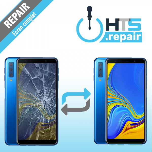 Remplacement écran complet (LCD + Tactile) Samsung Galaxy A7 2018 (A750F)