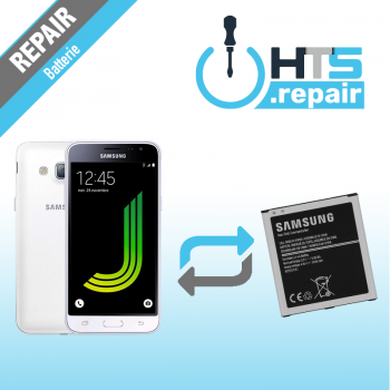 Remplacement batterie d'origine SAMSUNG Galaxy J3 2016 (J320F) blanc