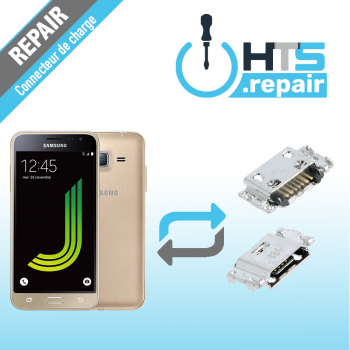 Remplacement connecteur de charge SAMSUNG Galaxy J3 2016 (J320F) or