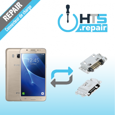 Remplacement connecteur de charge SAMSUNG Galaxy J5 2016 (J510F) or