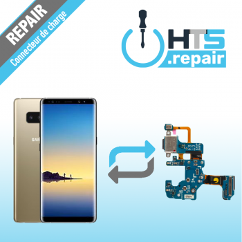 Remplacement connecteur de charge SAMSUNG Galaxy Note 8 (N950F) or