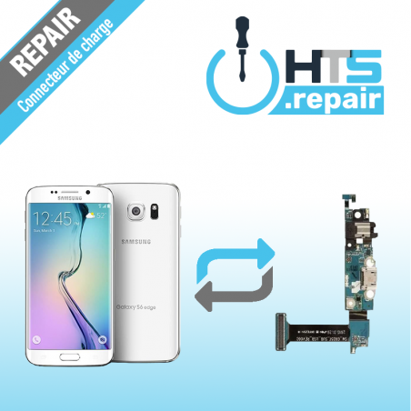 Remplacement connecteur de charge SAMSUNG Galaxy S6 Edge (G925F) blanc
