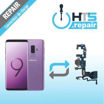 Remplacement connecteur de charge SAMSUNG Galaxy S9+ (G965F) violet